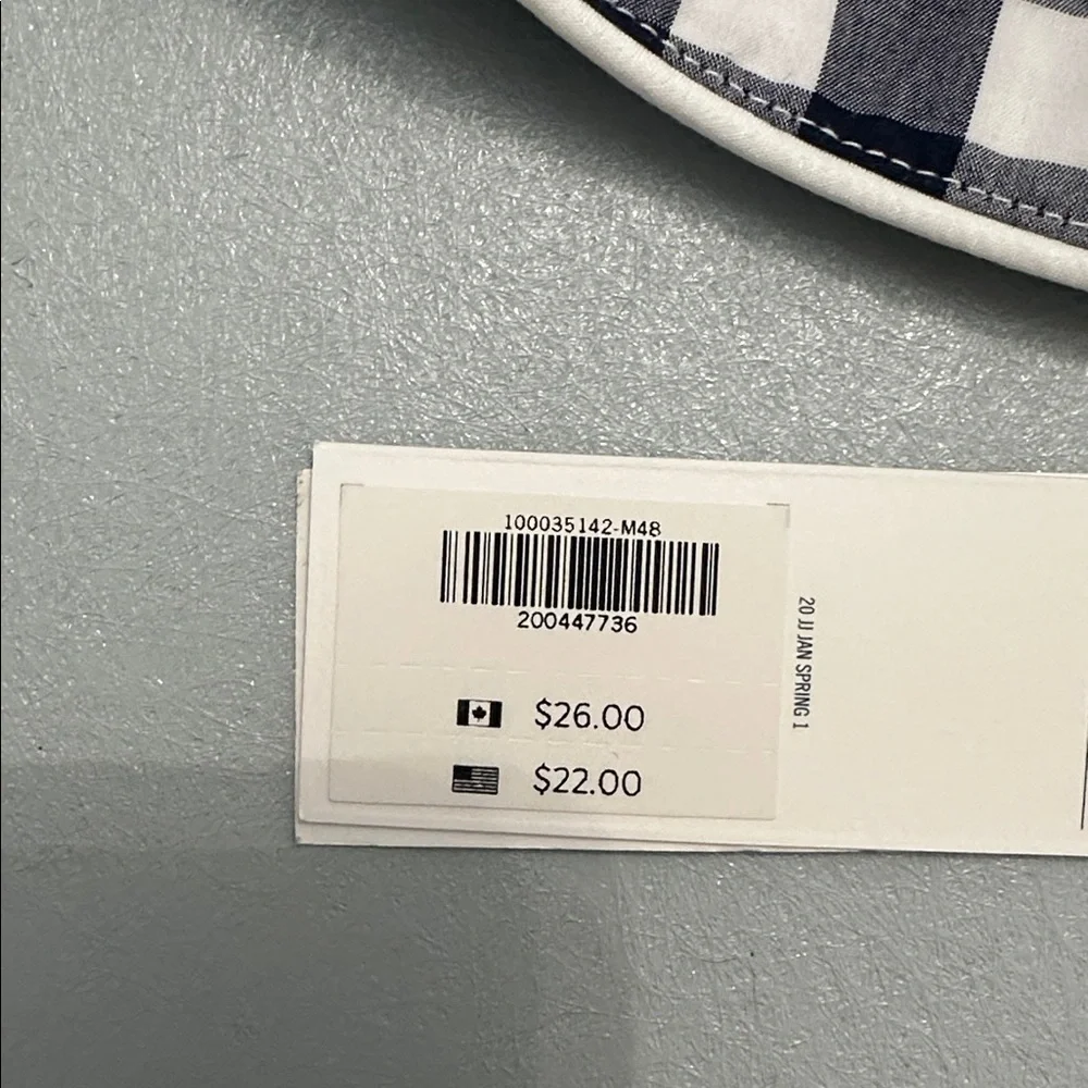 Janie and Jack Gingham Check Bucket Hat – NWT‎
